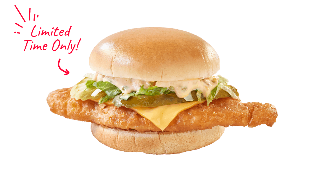 Crispy Fish Deluxe Sandwich from Freddy's Frozen Custard and Steakburgers - SW Gage Blvd in Topeka, KS