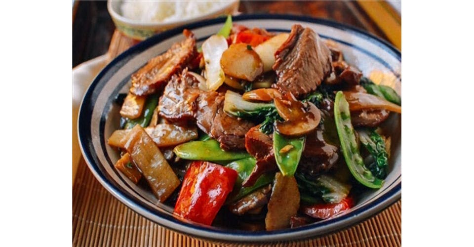 BBQ Pork Kow with Vegetables from Takie Outit in Chicago, IL