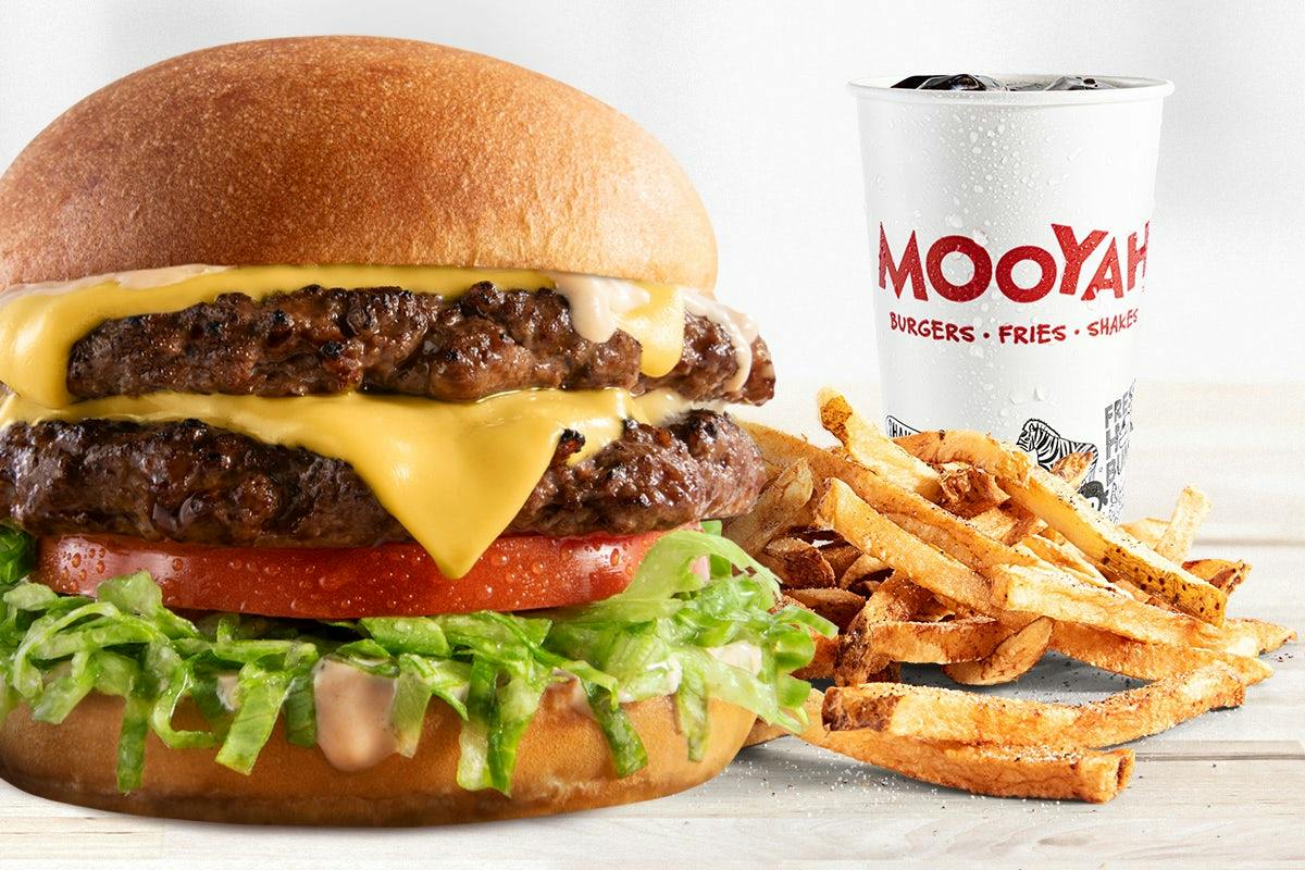 Double Classic Combo - MOOYAH Double Cheeseburger (The MDC) from MOOYAH - S Gammon Rd in Madison, WI