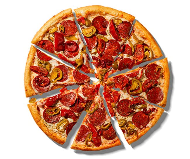 VEGAN Spicy Italian Pizza from Toppers Pizza: Oshkosh in Oshkosh, WI