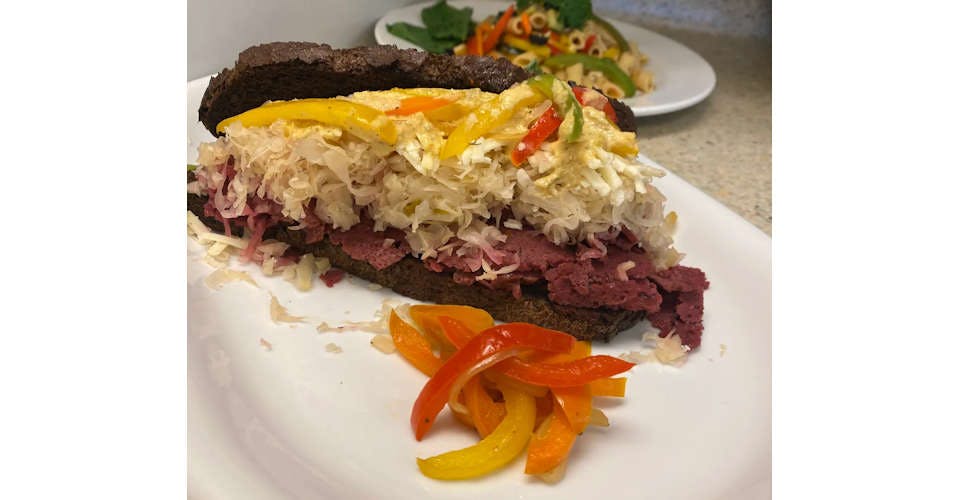 Vegan Reuben Sandwich from JustVeggiez in Madison, WI