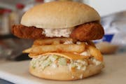 Super Haddock Sandwich from Bailey Seafood in Buffalo, NY