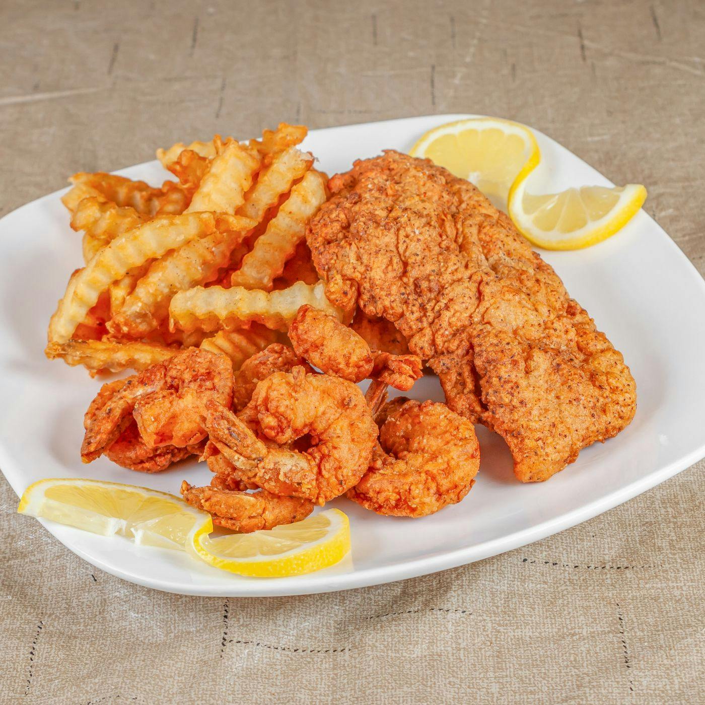 Catfish and Shrimp Plate from The Legacy Lounge - Milner Dr in Greensboro, NC