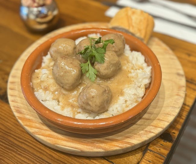 Albondigas con arroz from A Taste of Spain in Philadelphia, PA