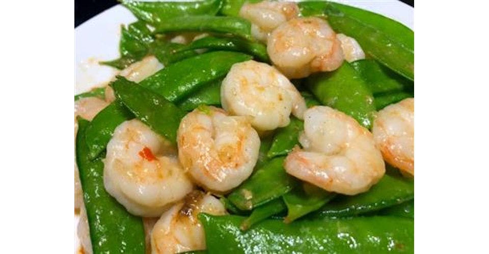Shrimp with Pea Pods from Takie Outit in Chicago, IL