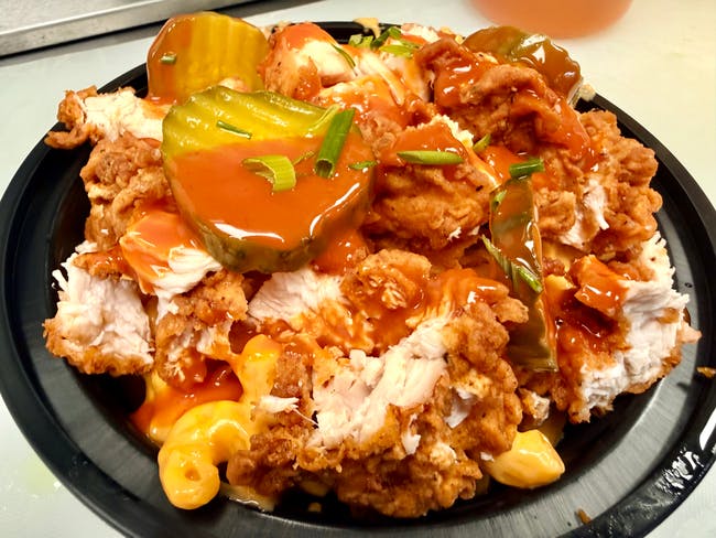 Mac Bowl from Bailey Seafood in Buffalo, NY