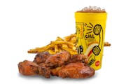 6 Bone-in (Classic) Wing Combo from Dickey's Barbecue Pit: Nederland (TX-1205) in Nederland, TX