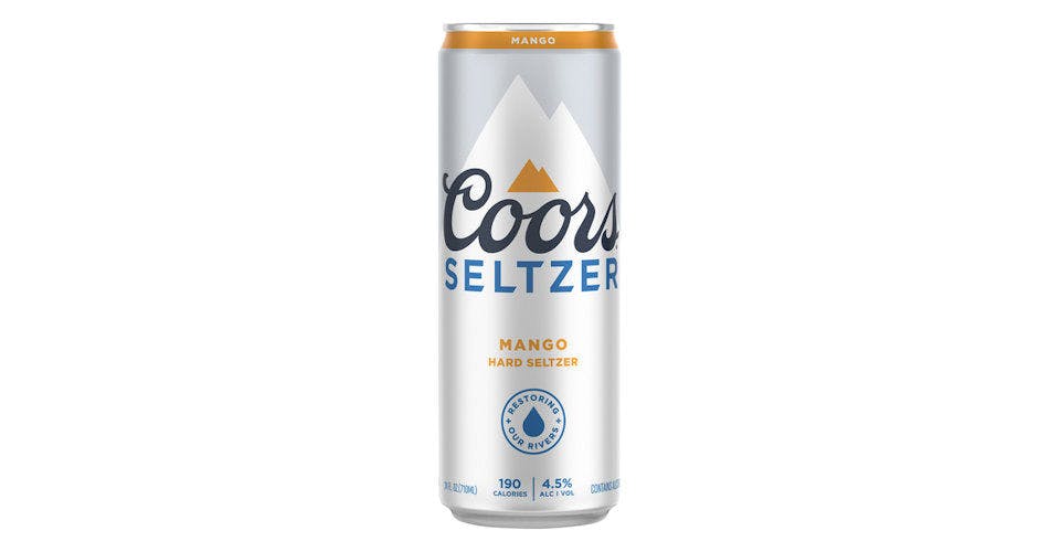 Coors Seltzer: Mango, 24 oz. Can from Five Corners Liquor & Wine in Cedar Falls, IA