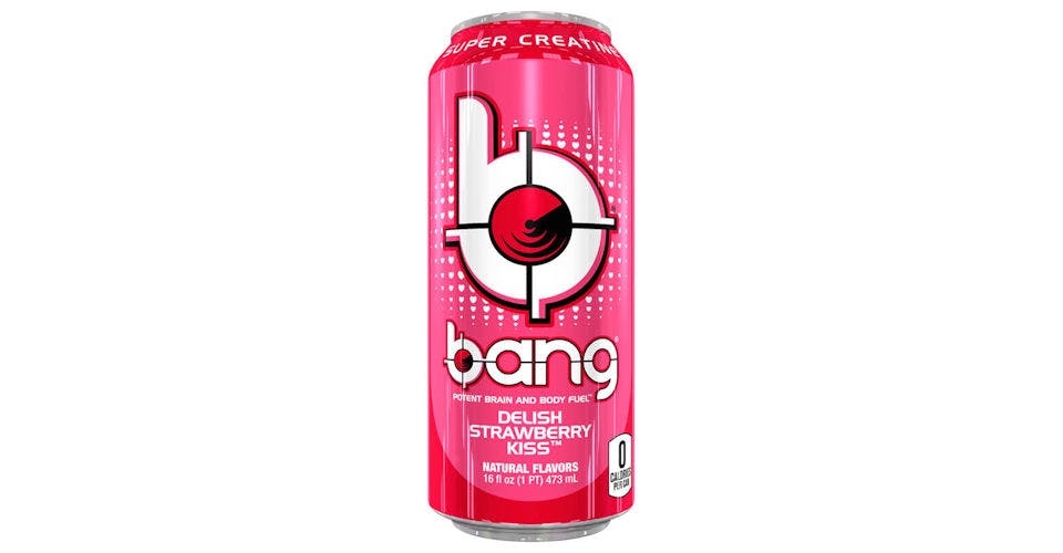 Bang Delish Strawberry Kiss (16 oz) from Casey's General Store: Cedar Cross Rd in Dubuque, IA
