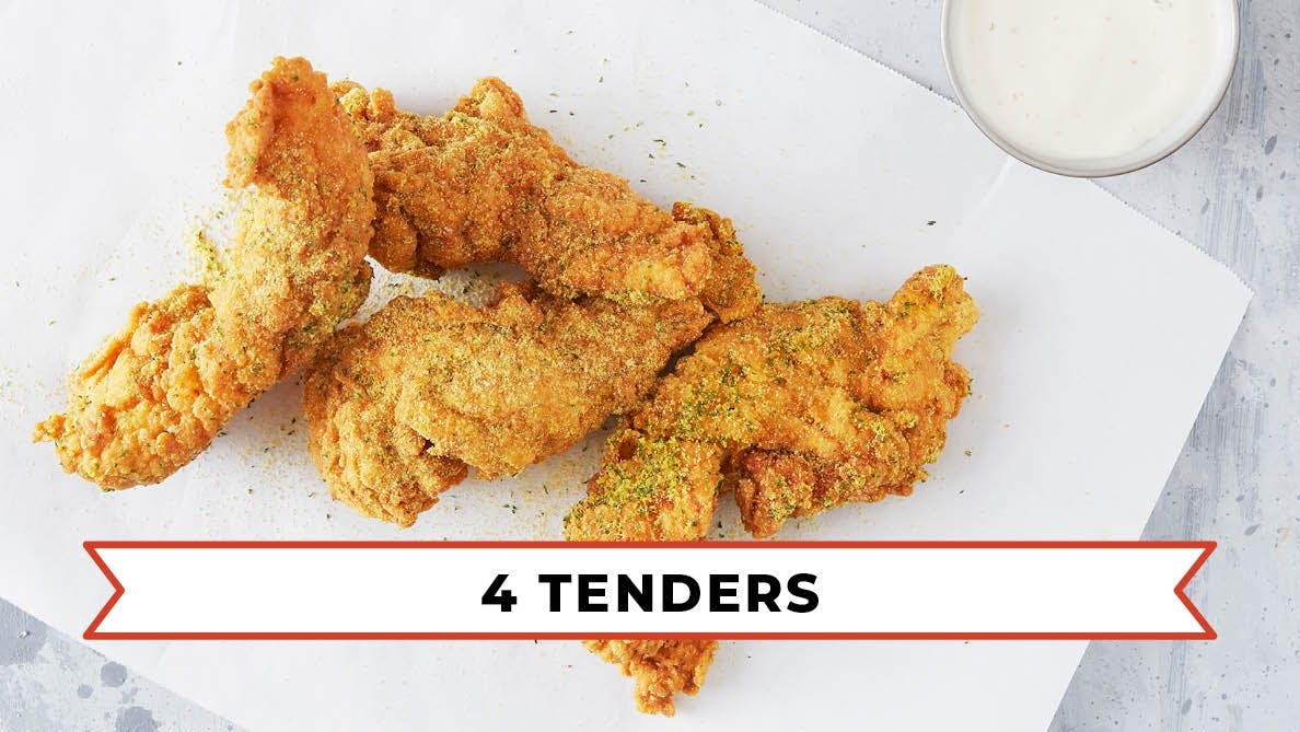 4 Tenders from Wings Over Greenville in Greenville, NC