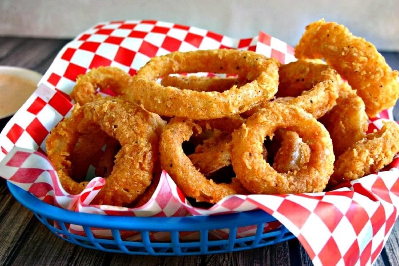 Onion Rings*** from All American BBQ in West Hills, CA