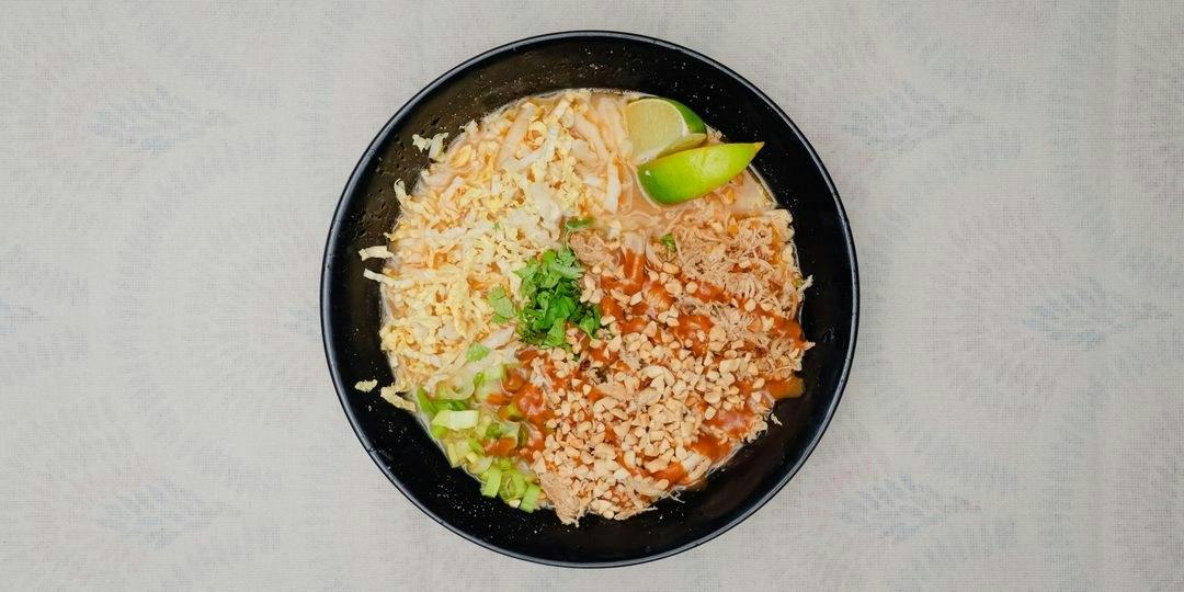 Chicken Pad Thai Ramen from Ramen Bowls in Lawrence, KS