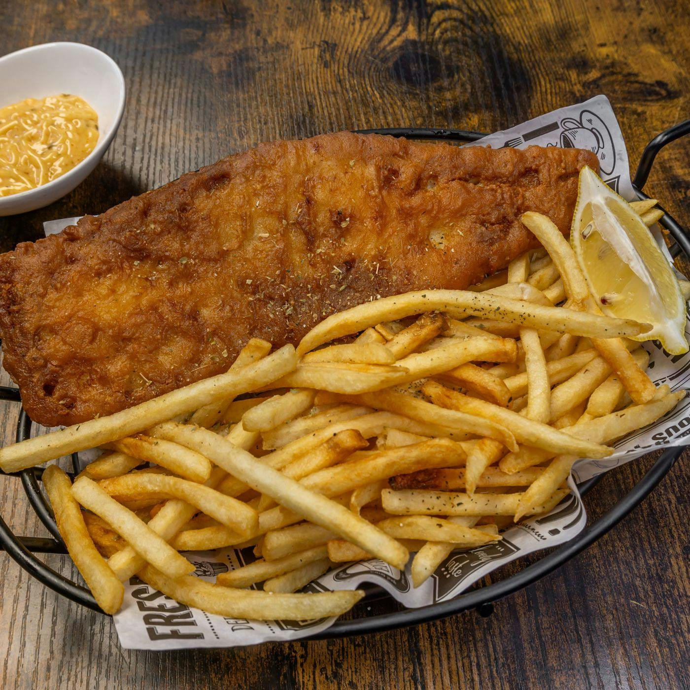 Fish and Chips from Blue Fish Seafood - N Albany Ave in Chicago, IL