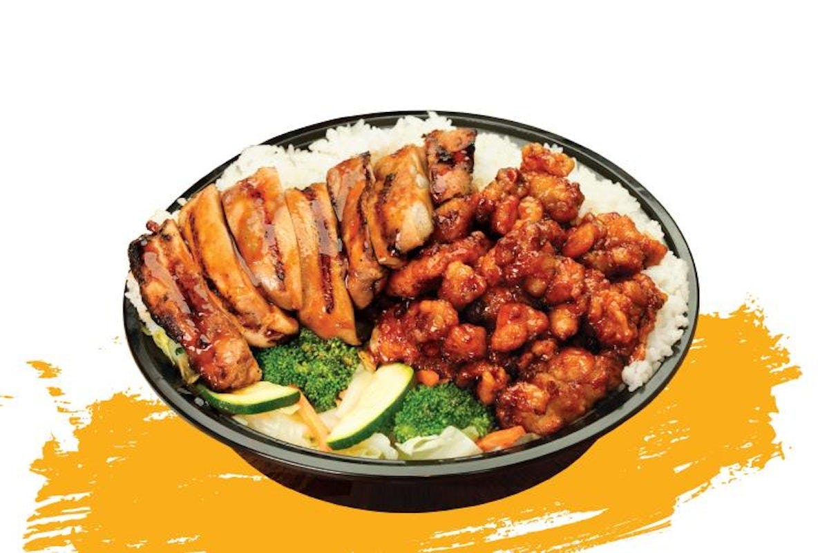 The Two-by-Two Bowl from Teriyaki Madness - Oshkosh Ave in Oshkosh, WI