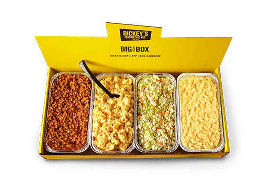 Big Yellow Box Pick Your Sides from Dickey's Barbecue Pit - W Ave K in Lancaster, CA