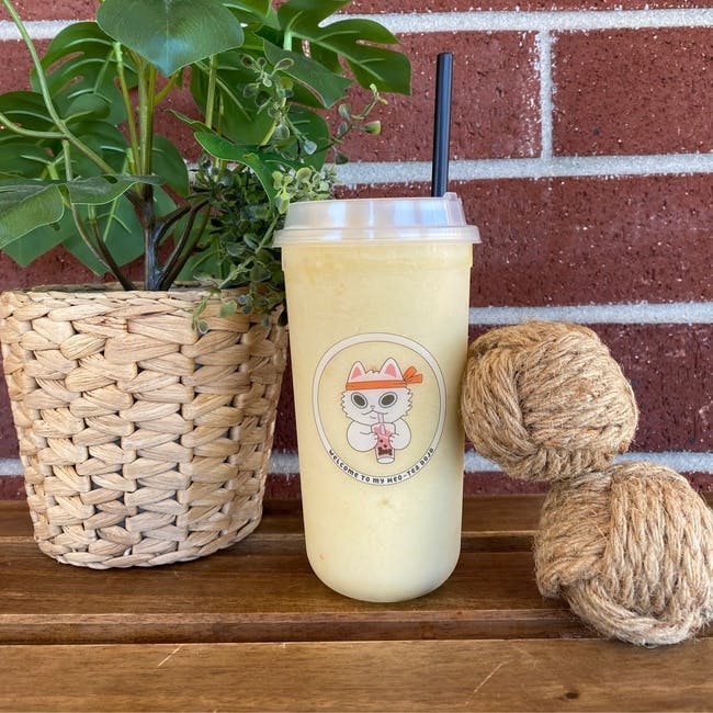 Pineapple smoothie from Tea Dojo - Nut Tree Road in Vacaville, CA