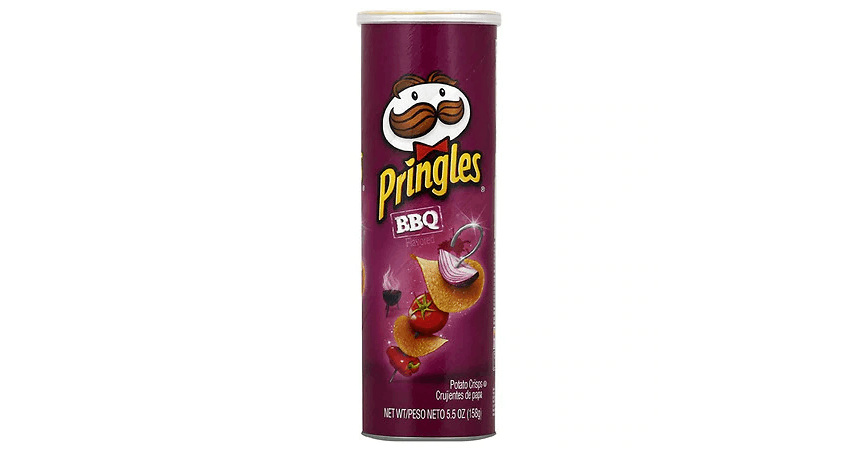 Pringles Potato Crisps Chips BBQ (5.5 oz) from Walgreens - Grand Ave in Ames, IA