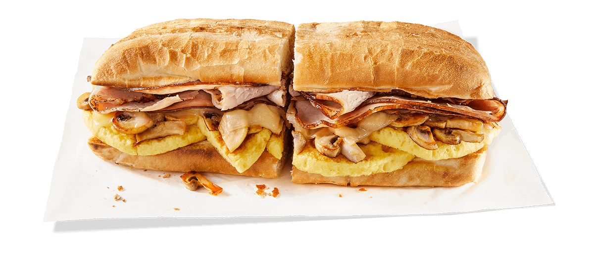 Ham, Mushroom, Egg & Swiss from Potbelly Sandwich Shop - NOMA (233) in Washington, DC