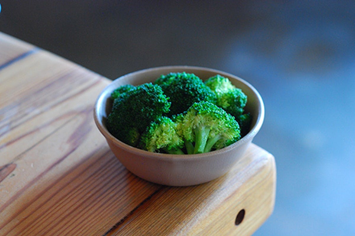 steamed broccoli from Bartaco - Hilldale in Madison, WI