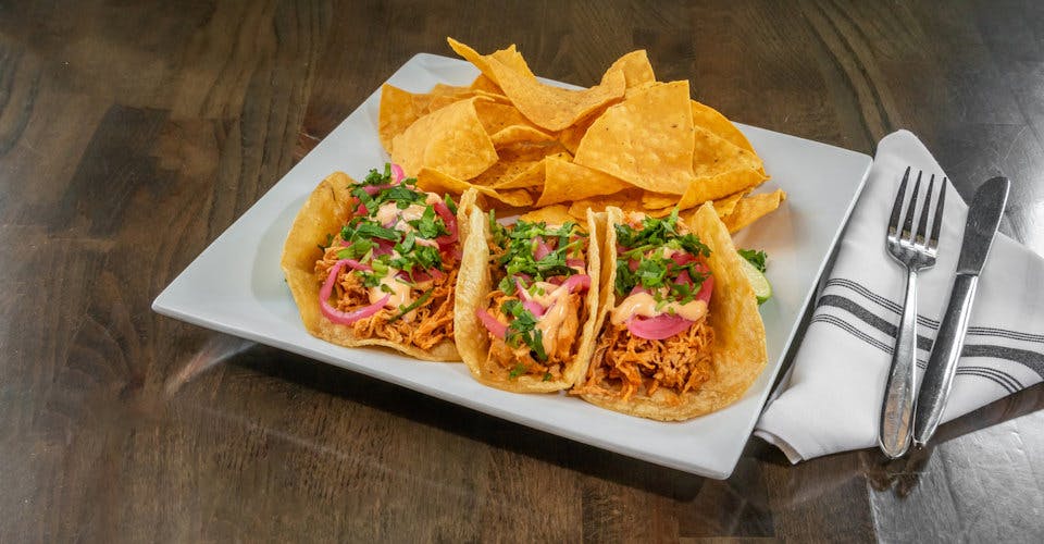 Chicken Adobo Tacos from The Borough Beer Co. & Kitchen in Madison, WI