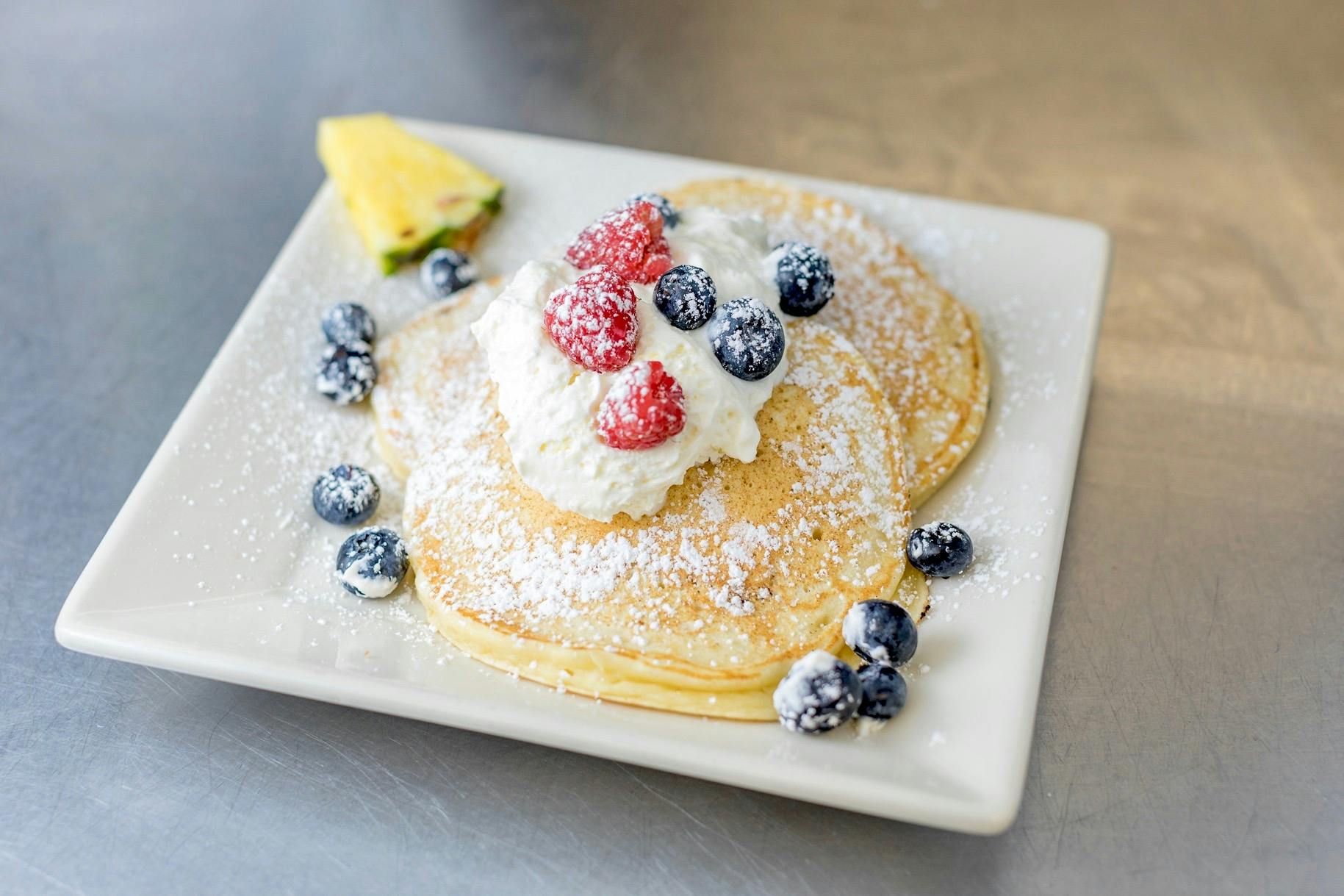 Lemon Ricotta Pancakes from The French Press in Eau Claire, WI