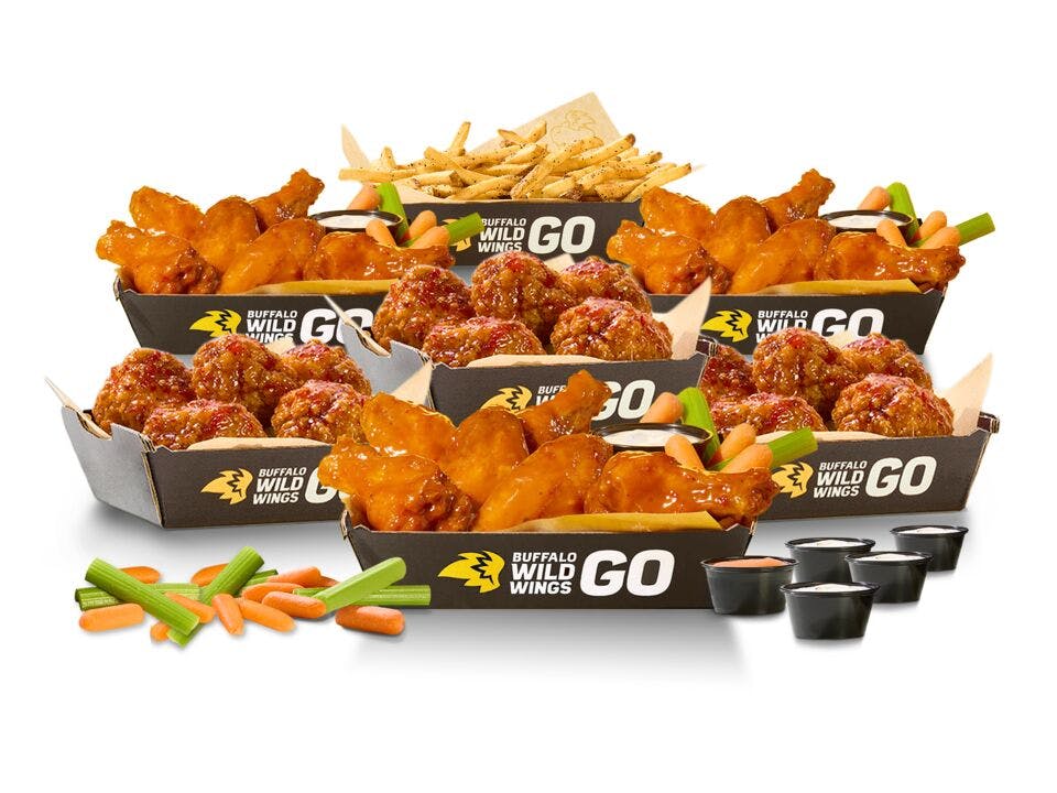 15 Boneless + 15 Traditional Wings & Fries from Buffalo Wild Wings - George Bush Freeway in Garland, TX