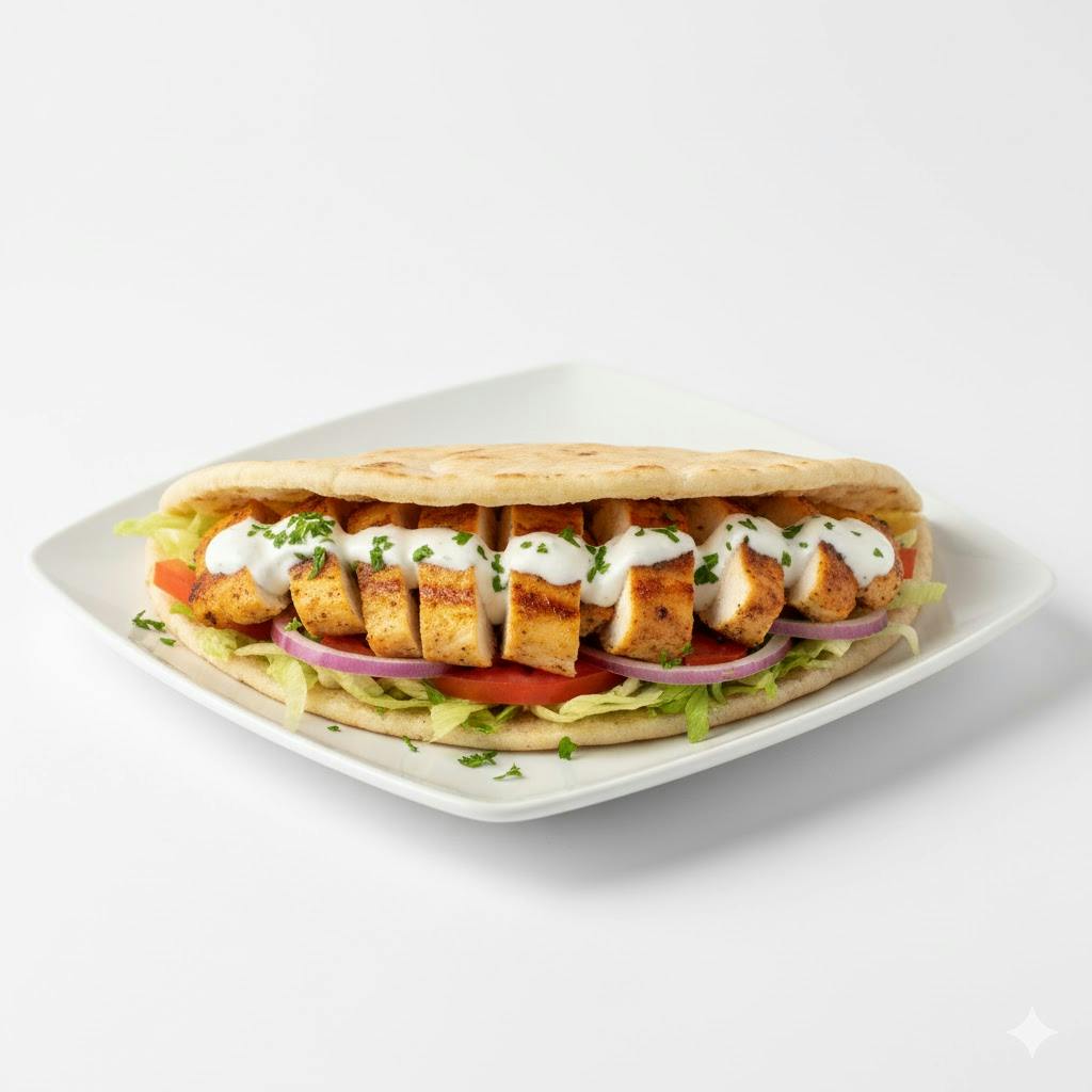 Chicken Gyros from HalalFlame - N Broad St in Meriden, CT