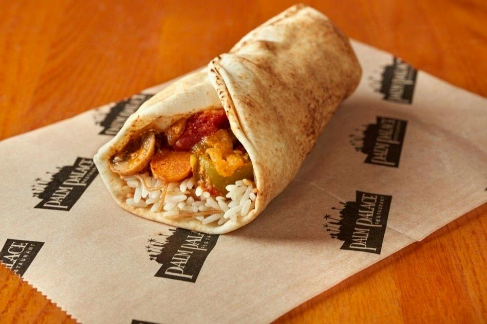 Vegetarian Ghallaba Sandwich from Palm Palace Restaurant in Ann Arbor, MI