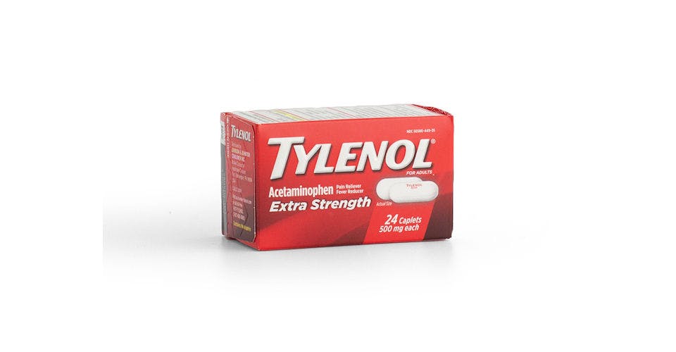 Tylenol Extra Strength, 24 ct. from Kwik Star Beer & Hard Seltzer Cave - Cedar Falls Nordic Dr in Cedar Falls, IA