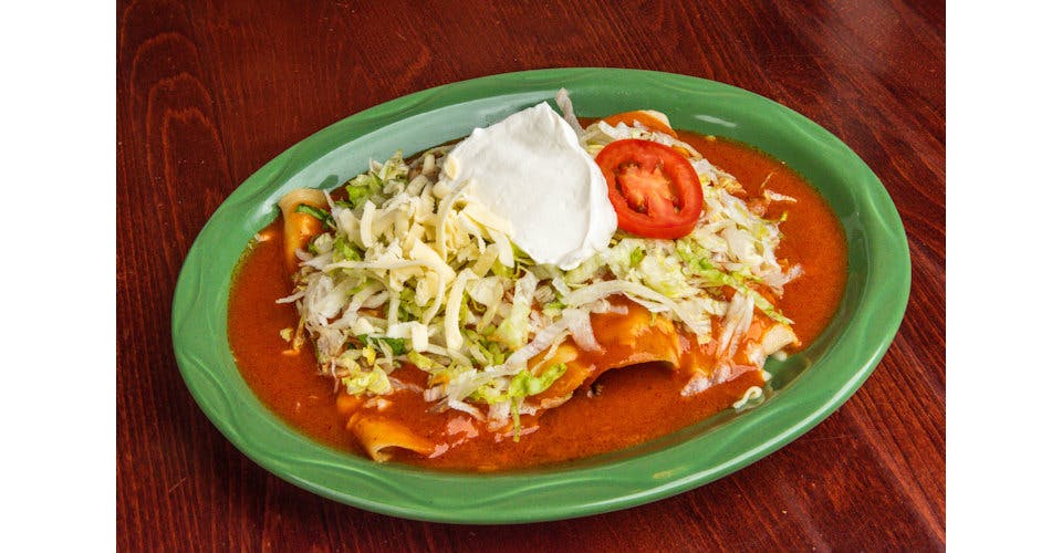 Enchiladas Supreme from La Curva Mexican Restaurant in Salina, KS