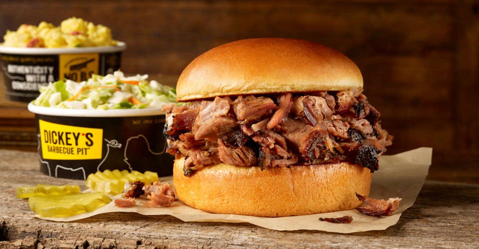 Brisket Classic Sandwich Plate from Dickey's Barbecue Pit: Lexington (KY-0914) in Lexington, KY