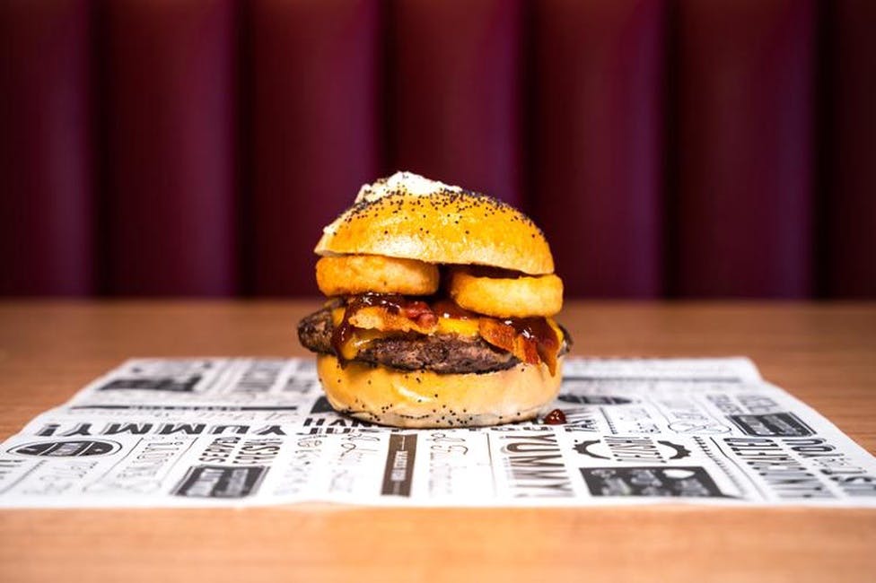 7.Cowboy Burger. from Bullhorns Grill + Burgers - North Broad St in Elizabeth, NJ