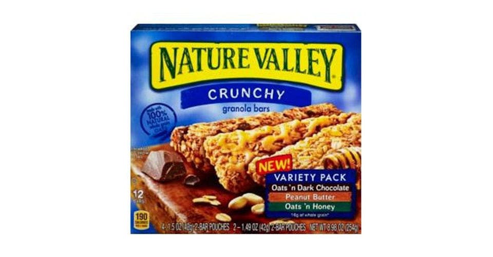 Nature Valley Crunchy Granola Bars Variety Pack 4 Pack (8.9 oz) from CVS - W 9th Ave in Oshkosh, WI