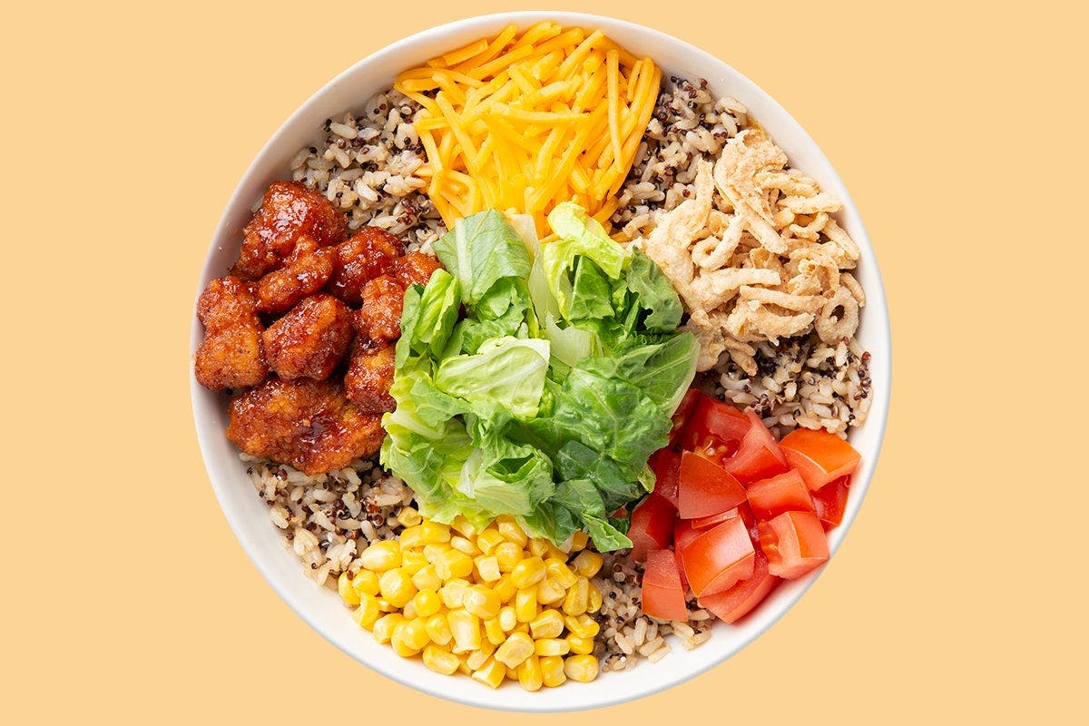 Smoky BBQ Chicken Warm Grain Bowl - Choose Your Dressings from Saladworks - 1 River Rd in Edgewater, NJ