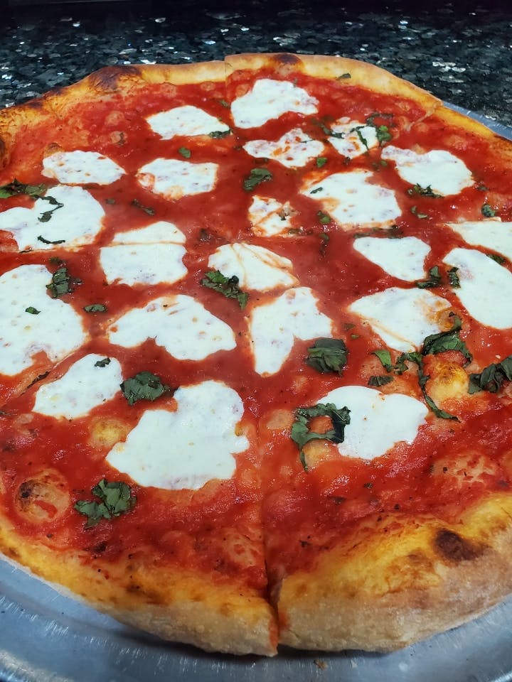 14" Med Margherita from 4 Brothers Italian Restaurant & Pizzeria in Delray Beach, FL