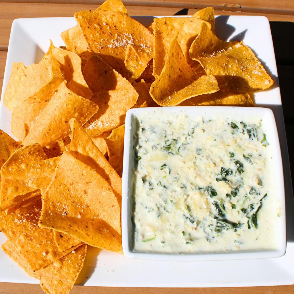 Homemade Spinach Artichoke Dip from Holidays Pub & Grill in Appleton, WI