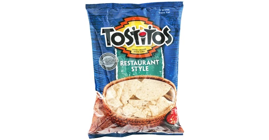 Tostitos Stone-Ground White Corn Tortilla Chips (13 oz) from EatStreet Convenience - Bluemont Ave in Manhattan, KS
