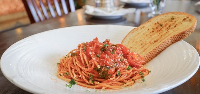 Cherry Tomatoes Pasta from Red Rooster Brick Oven in San Rafael, CA