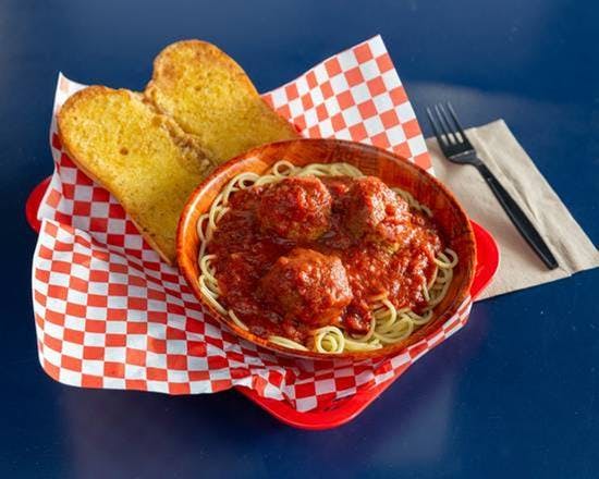 Spaghetti & Meatballs from Pepz Pizza - S. Brookhurst St. in Anaheim, CA