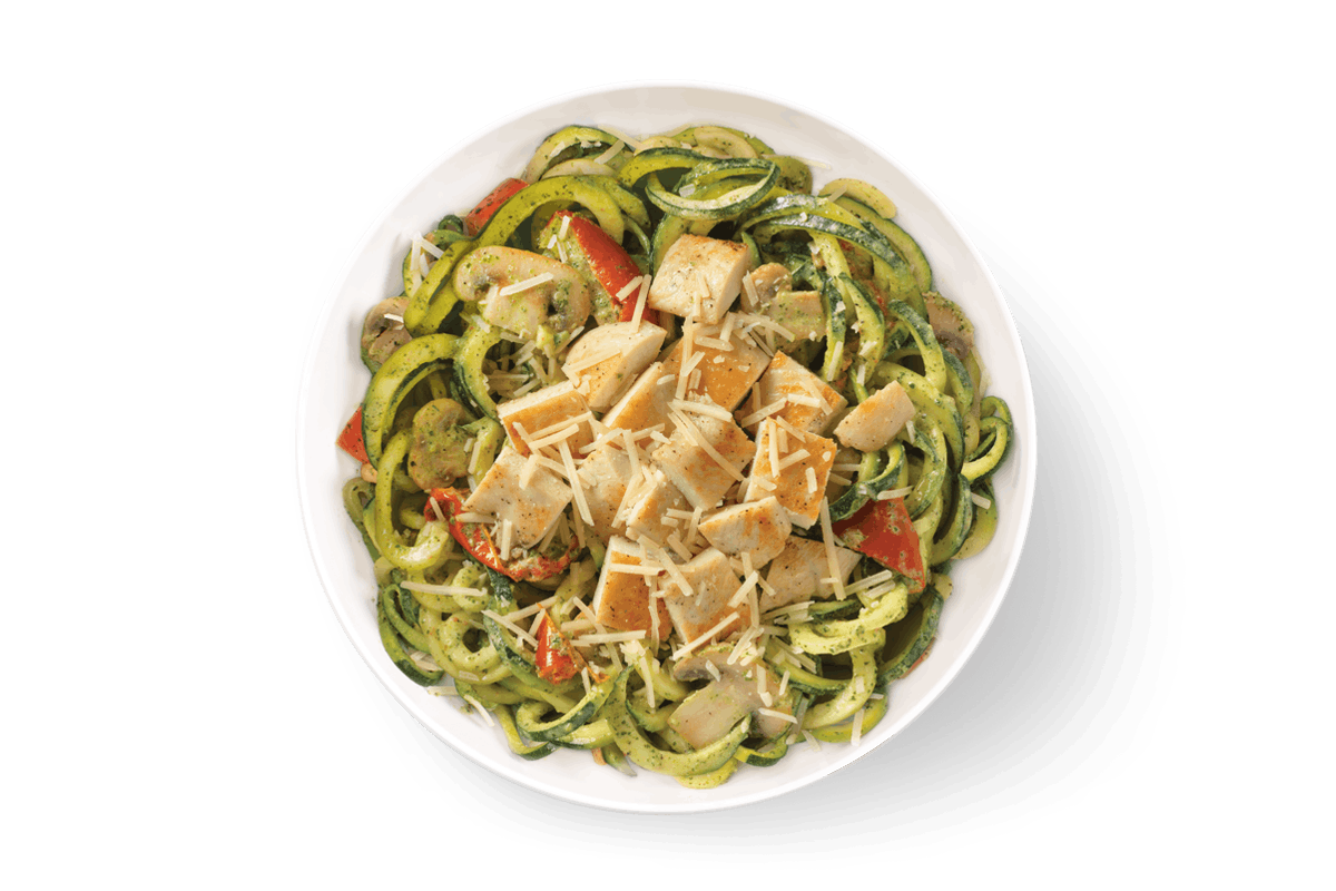 Zucchini Pesto with Grilled Chicken from Noodles & Company - Green Bay S Oneida St in Green Bay, WI