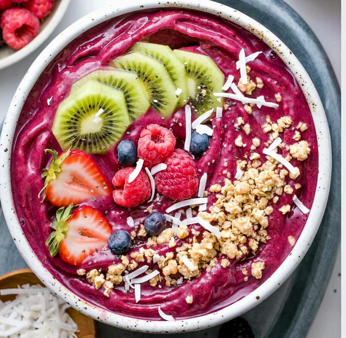 Acai Bowls from Justveggiez in Madison, WI