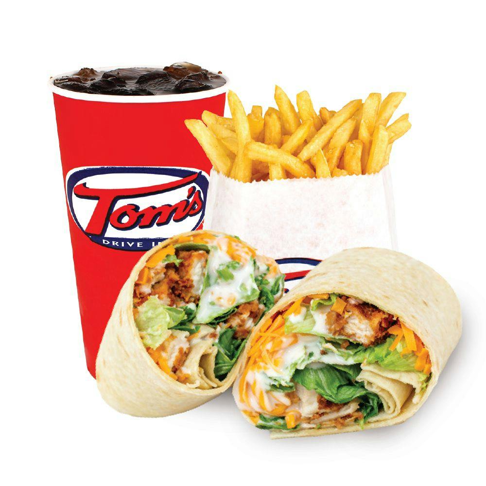 #2 Chicken Wrap Combo from Tom's Drive In - Sheboygan in Sheboygan, WI