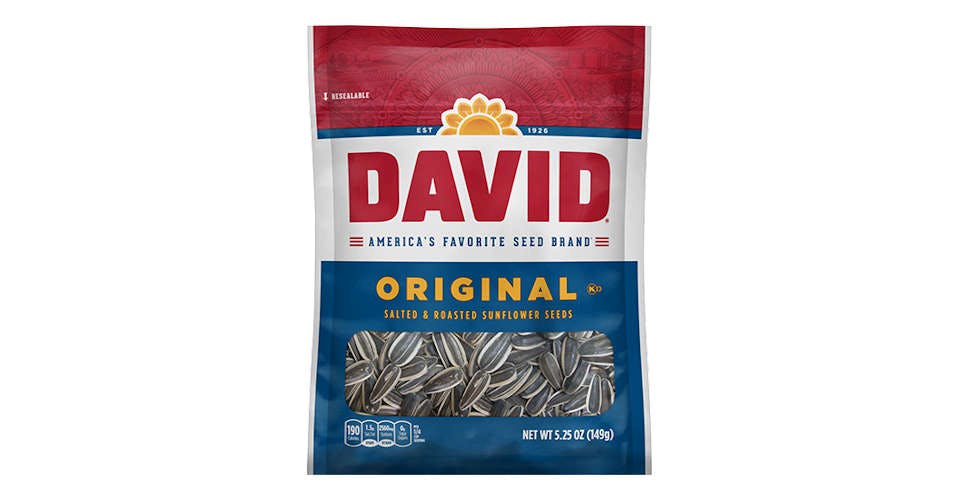 David Sunflower Seeds Original, 5.25 oz. from Mobil - S 76th St in West Allis, WI