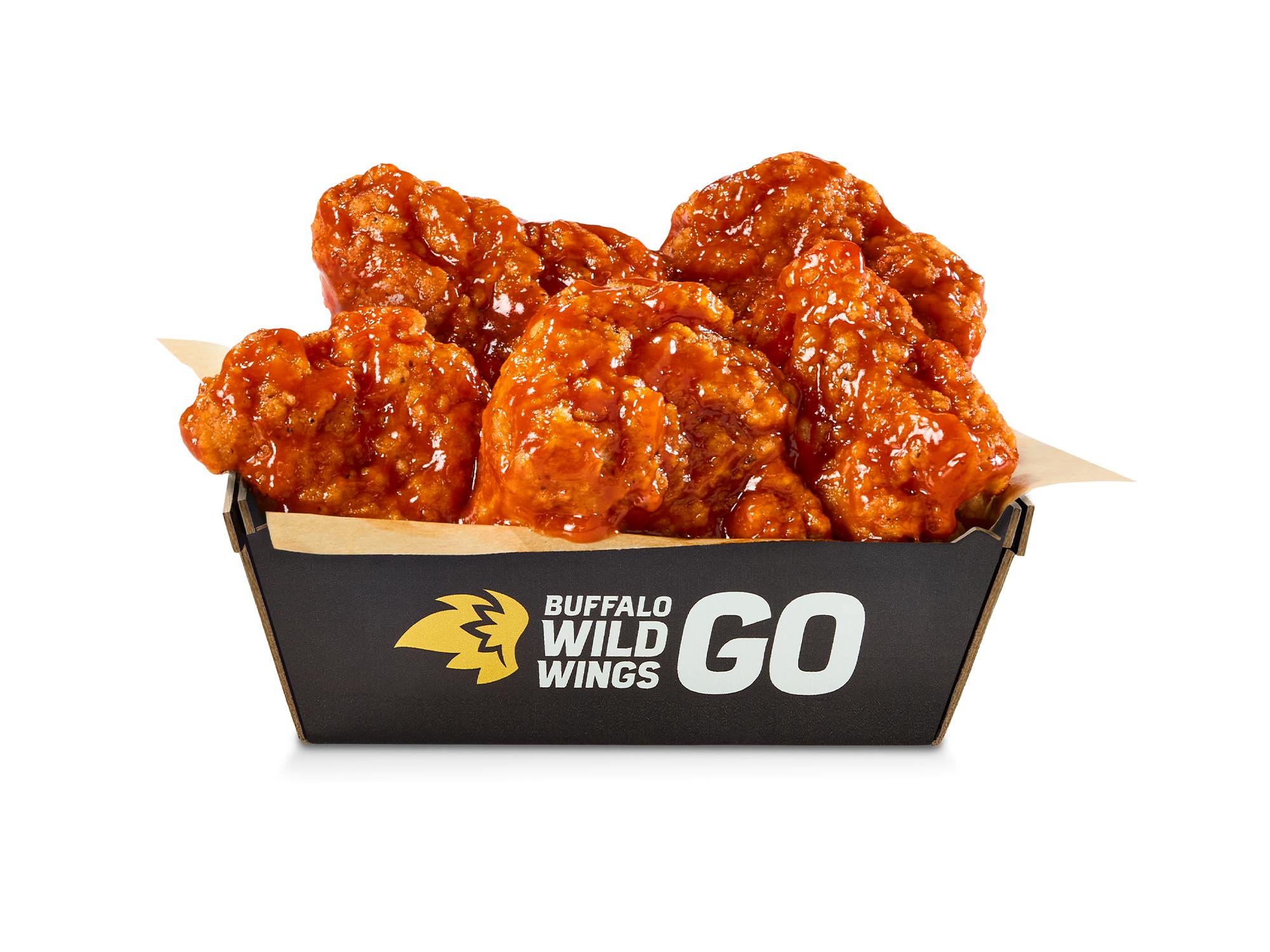 6 Hot BBQ Boneless Wings from Buffalo Wild Wings - S 15th St in Bellevue, NE