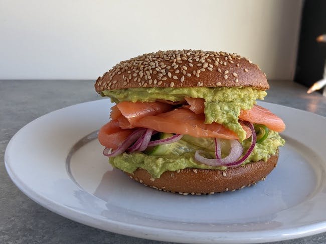 Avo-Salmon from One Mighty Mill Cafe - Exchange St in Lynn, MA