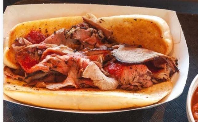 Tri-Tip Sandwich*** from All American BBQ in West Hills, CA