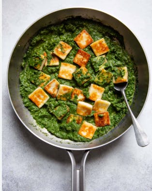 Palak/Saag Paneer from Cafe India Bar & Grill in Milwaukee, WI