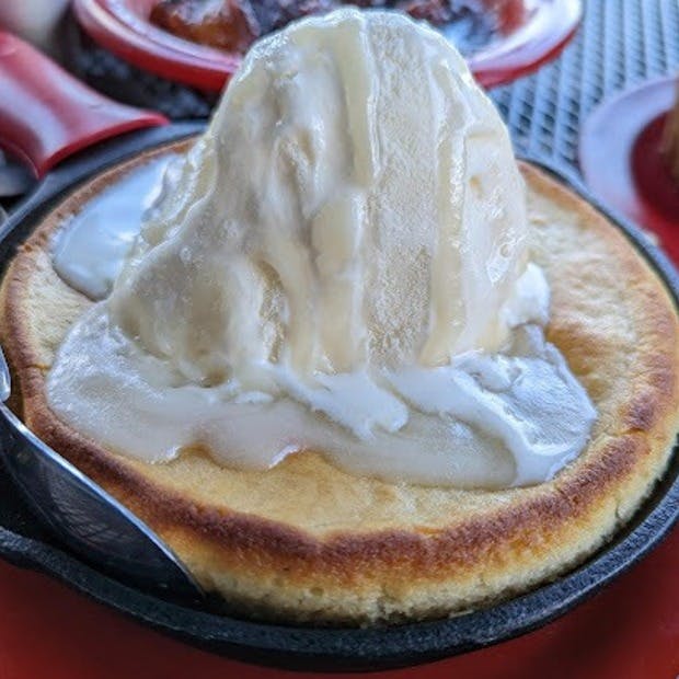 Peach Cobbler from Parker John's BBQ & Pizza - Green Bay in Green Bay, WI