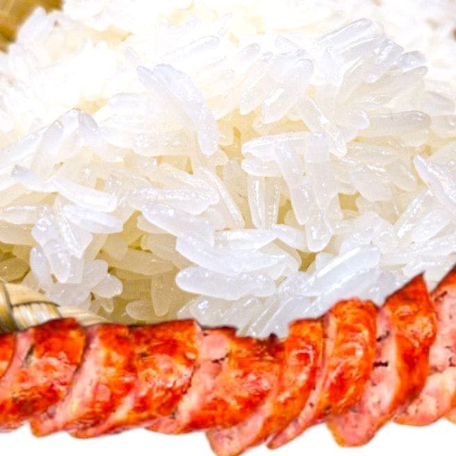 Hmong sausages/ Sticky Rice from Sweet Haus in La Crosse, WI