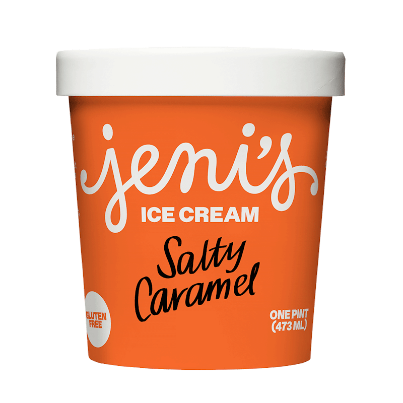 Salty Caramel Ice Cream Pint from Jeni's Splendid Ice Creams - Camden Rd in Charlotte, NC